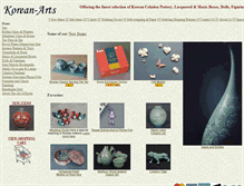 Tablet Screenshot of korean-arts.com